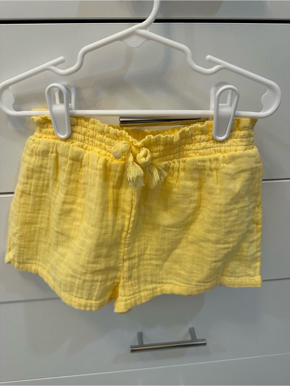 Girls Yellow Shorts Size 5
